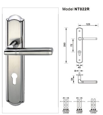 【NT022R不銹鋼連體鎖,配72x55鎖體 70mm鎖芯】價(jià)格,廠家,圖片,其他鎖具,中山市賽戈五金電器-